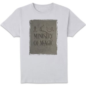 Harry Potter Ministry Of Magic Men's T-Shirt - White