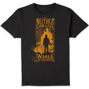 Harry Potter Neither Can Live Men's T-Shirt - Black