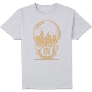 Harry Potter Hogwarts Snowglobe Men's T-Shirt - White