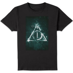Harry Potter Hallows Painted Men's T-Shirt - Black