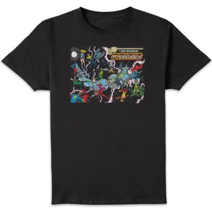 Justice League Crisis On Infinite Earths Cover Men's T-Shirt - Black