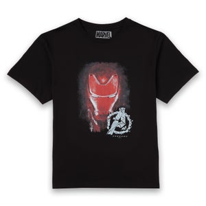 Camiseta Vengadores Endgame Iron Man Brushed - Hombre - Negro