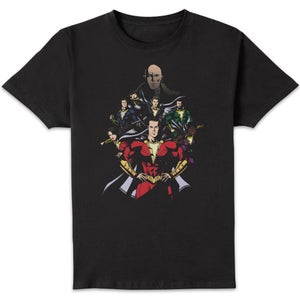 Shazam Team Up Men's T-Shirt - Black