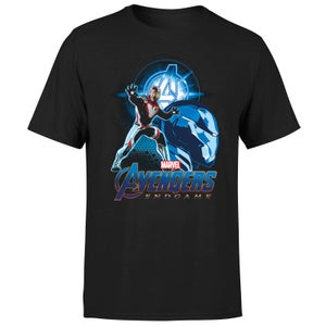 Camiseta Vengadores Endgame Traje Iron Man - Hombre - Negro