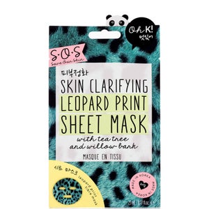 Oh K! SOS Printed Leopard Clarifying Print Sheet Mask 23ml