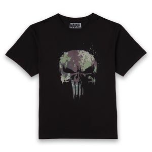 T-Shirt Marvel Camo Skull - Nero - Uomo