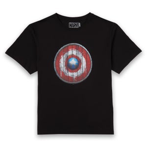 Marvel Captain America Wooden Shield t-shirt - Zwart
