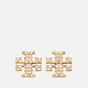 Tory Burch Women's Kira Pave Stud Earrings - Tory Gold