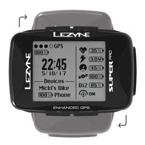 Lezyne (レザイン) Super Pro GPS HRSC Loaded