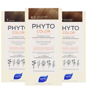 PHYTO PHYTOCOLOR: Permanent Hair Dye Shade: 8 Light Blonde