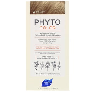 PHYTO PHYTOCOLOR: Permanent Hair Dye Shade: 9 Very Light Blonde