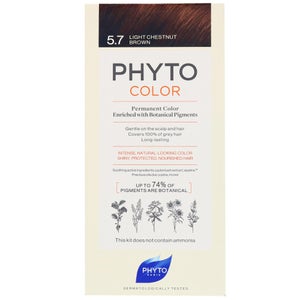 PHYTO PHYTOCOLOR: Permanent Hair Dye Shade: 5.7 Light Chestnut