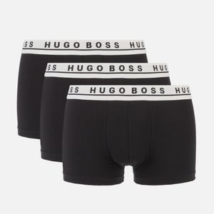BOSS Bodywear Men's Triple Pack Boxer Shorts - Black/White
