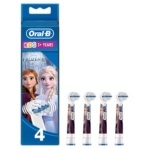 Oral-B Kids Disney Frozen for Electric Toothbrush, 4 Brush Heads