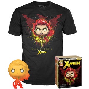 Marvel X-Men Dark Phoenix EXC Funko Pop! and Tee Bundle