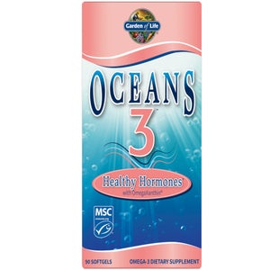 Oceans 3 Gezonde Hormonen Omega-3 met OmegaXanthin Softgels - 90 softgels