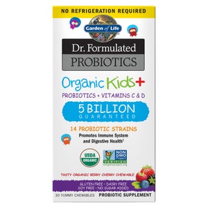 Microbiome Organic Kids 有機兒童專用益生菌－莓果櫻桃－30 錠咀嚼錠