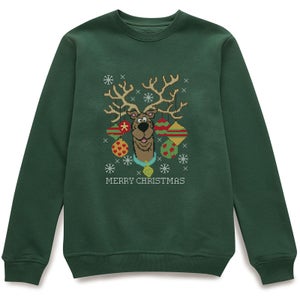 Scooby Doo Christmas Sweater - Forest Green