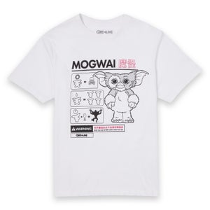 Camiseta Mogwai Instructional para hombre de Gremlins - Blanco