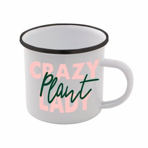 Crazy Plant Lady Enamel Mug