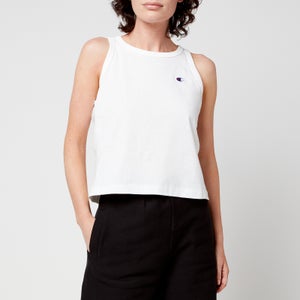 Champion Women's Cropped Tank Top - White