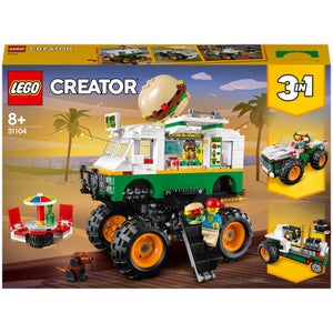 LEGO Creator: 3in1 Monster Hamburger Truck Bouwset (31104)