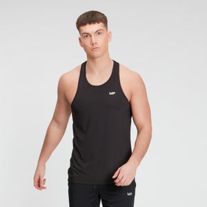 Męska koszulka treningowa bez rękawów Stringer z kolekcji Essentials MP – czarna