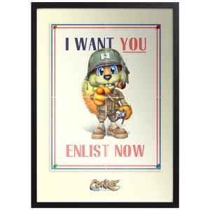 Conker I Want You Giclee Art Print