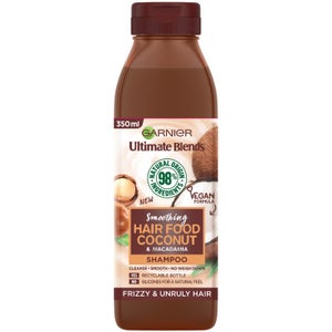 Garnier Ultimate Blends Smoothing Hair Food Coconut Shampoo For Frizzy Hair 350ml