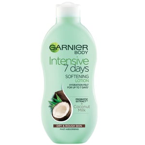 Garnier Intensive 7 Days Coconut Milk Body Lotion Dry Rough Skin 400ml