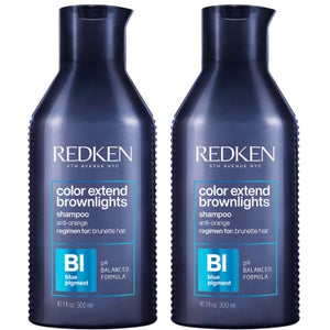 Redken Colour Extend Brownlights Shampoo Duo (2 x 300m)