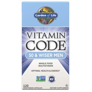 Vitamin Code® 50 & Weiser für Männer - 120 Vegetarische Kapseln