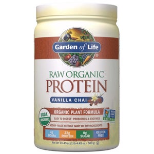 Raw Organic Proteinpulver - Vanille und Chai - 580g
