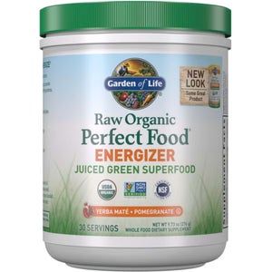 Raw Organic Perfect Food Energizer - Yerba Mate Pomegranate - 276g
