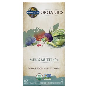Multivitamines pour hommes 40+ Organics - 60 comprimés