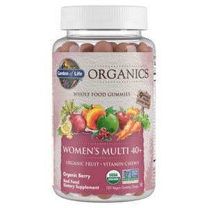 Organics Women's 40 Multi - Frutos del bosque - 120 gominolas