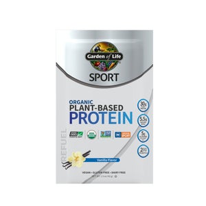Sport Organic Pflanzen-Basierendes Bio-Proteinpulver Vanille - 12 Päckchen