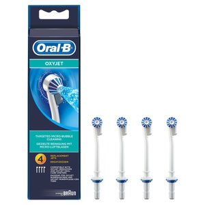 Oral-B OxyJet Irrigator Refills 4s' Jet Opzetspuitstukjes, Verpakking Van 4