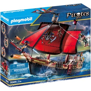 Playmobil - Pirates - Totenkopf Kampfschiff (70411)