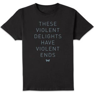Westworld Violent Delights Men's T-Shirt - Black