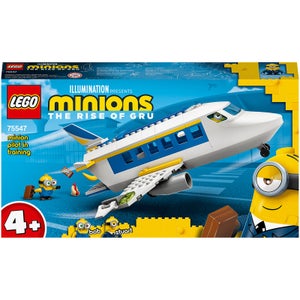 LEGO 75547 Minions El Origen de Gru, Minion Piloto en Práctica, Avión de Juguete para Niños y Niñas +4 años con Mini Figuras