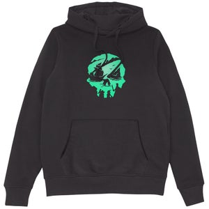 Sea Of Thieves 2nd Anniversary Skull Unisex Hoodie - Black