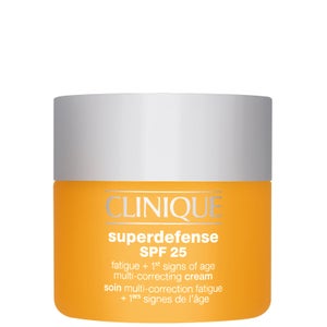 Clinique Superdefense Fatigue + 1st Signs of Age Multi-Correcting Cream for Very Dry to Dry Combination Skin SPF25 50ml