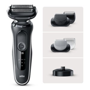 Braun Series 5 Shaver with Charging Stand and EasyClick Attachments