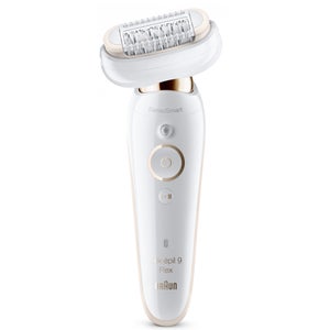 Braun Silk-épil 9 Flex 9002 Epilator, White/Gold