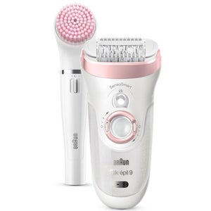 Braun Silk-épil 9 9-985 Beauty Set, White/Rose Gold