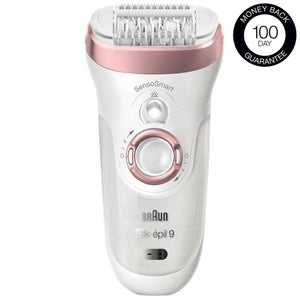 Braun Silk-épil Epilators Silk-épil 9 SensoSmart 9/890 Wet & Dry Epilator with 4 Extras including Silk-épil 3in1 Trimmer