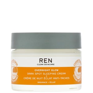 REN Clean Skincare Face Overnight Glow Dark Spot Sleeping Cream 50ml