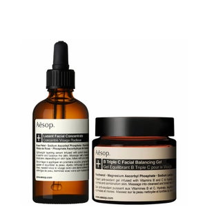 Aesop Lucent Concentrate and Triple C Balancing Gel Duo (Worth £170.00)