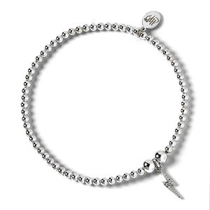 Bracelet de perles en forme d'éclair avec des cristaux Swarovski Harry Potter